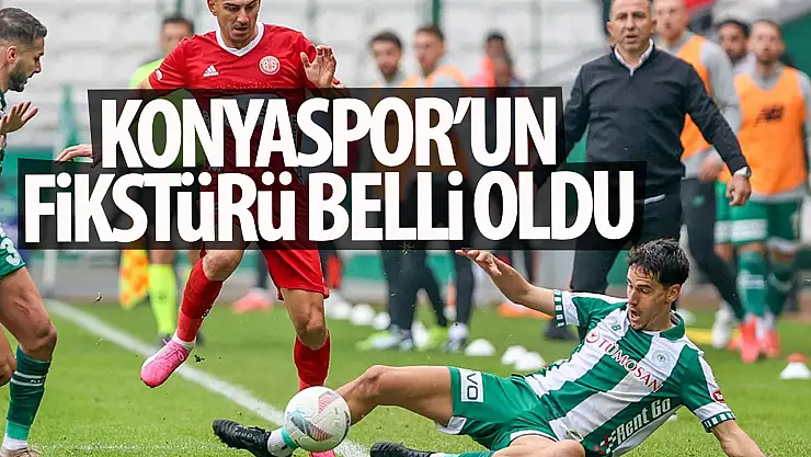 Konyaspor'un Yoğun Fikstürü Belli Oldu