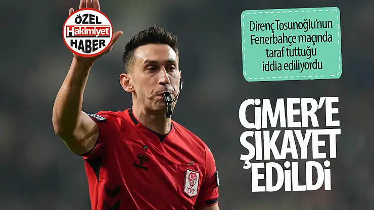Konyasporlu bir taraftar hakem Tonusluoğlu'nu CİMER'e şikâyet etti!