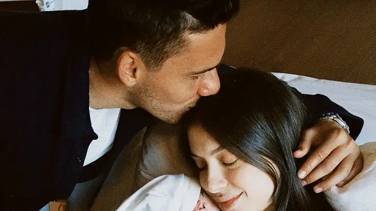 Konyasporlu Umut Nayir baba oldu: Minik Jan dünyaya geldi