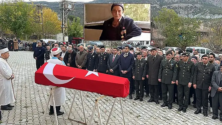 Kore Gazisi Mehmet Doğan, 96 yaşında toprağa verildi
