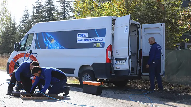 KOSKİ'den dijital altyapı hamlesi: Mobil Fiber Optik Aracı göreve başladı