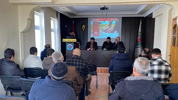 Kulu'da Çiftçilere Planlı Üretim ve Destek Anlatıldı