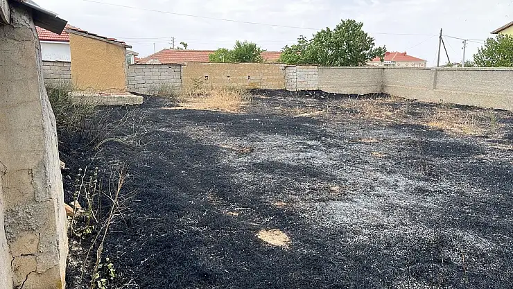 Kulu'da ot yangını