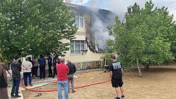 Kulu'daki müstakil evde yangın: Maddi hasar var!