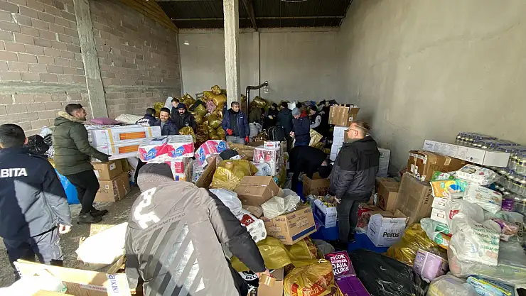 Kulu'nun deprem bölgesine yardımı devam ediyor