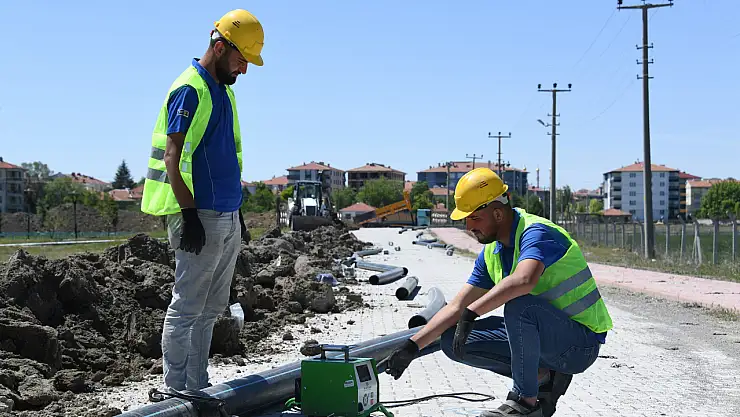 Kulu ve Kadınhanı'na 11,3 kilometre yeni içme suyu terfi hattı
