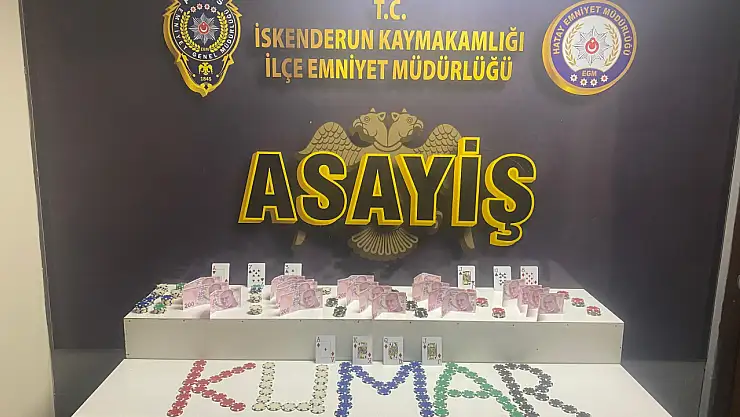 Kumar baskınında ilginç anlar: Yakalanınca polise kimlik sordu