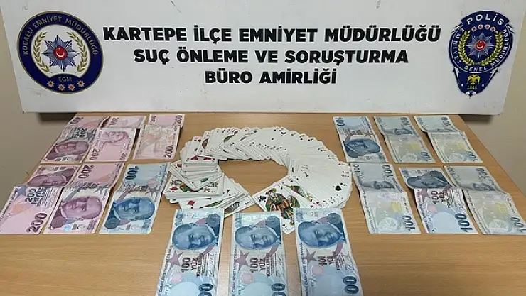 Kumar oynayan 4 kişiye 25 bin 700 lira ceza verildi