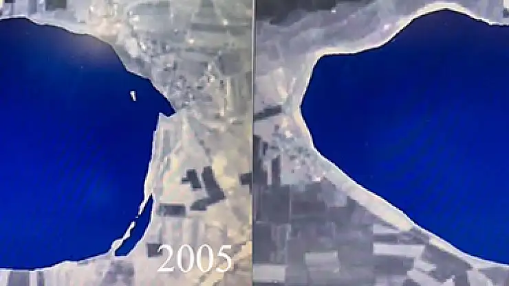 Kuraklık etkisini hissettirdi: Arin Gölü'nün 3'te 1'i  yok artık!