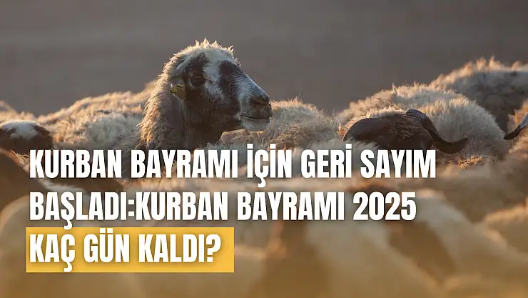 Kurban Bayramı için geri sayım başladı: Kurban Bayramı 2025 Ne Zaman? Kurban Bayramı'na kaç gün kaldı? Kurban Bayramı tatili kaç gün?
