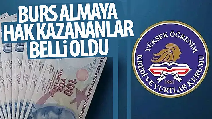 KYK burs ve kredi sonuçları açıklandı