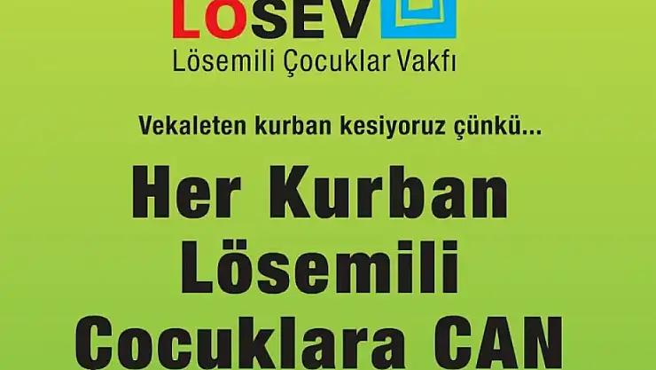 LÖSEV, bu yılki kurban bağış fiyatını belirledi!