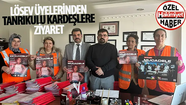 Lösev Vakfı üyelerinden Tanrıkulu kardeşlere ziyaret