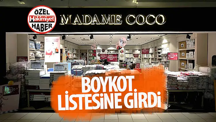 Madame Coco, boykot listesine alındı!