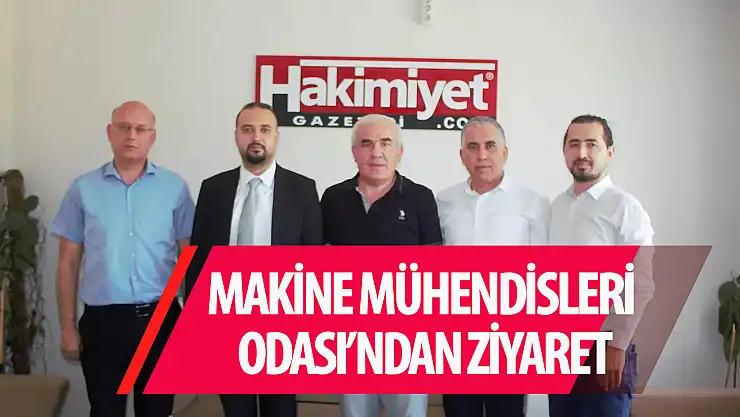 Makina Mühendisleri Odası Konya Şubesi'nden Hakimiyet Gazetesi' ne ziyaret