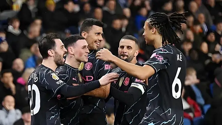 Manchester City, Brighton'ı mağlup etti