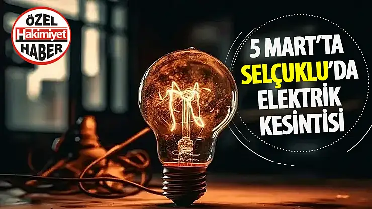 MEDAŞ'tan Selçuklu'ya Planlı Elektrik Kesintisi