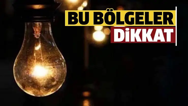 MEDAŞ uyardı! Konya'nın birçok mahallesinde elektrik olmayacak