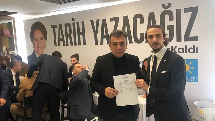 Mehmet Emin Altunel, İyi Parti'den Aday Adaylığı Başvurusunu Yaptı
