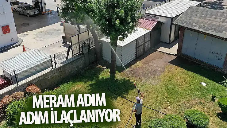 Meram adım adım ilaçlanıyor