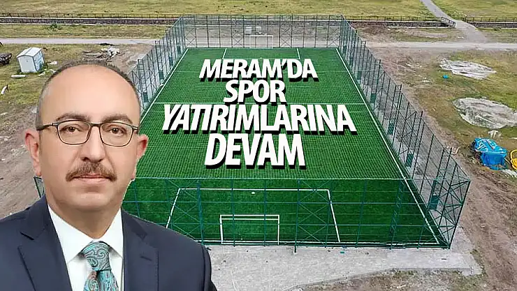 Meram Belediyesi sporda yatırıma devam ediyor!