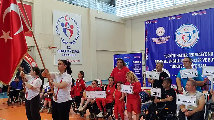 Meram Belediyesporlu haltercilerden Türkiye Şampiyonası'nda büyük başarı