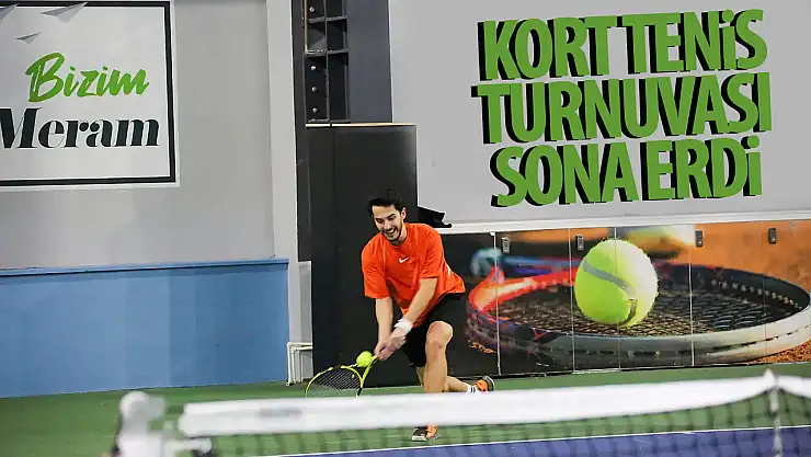 Meram'da 5. Geleneksel Kort Tenis Turnuvası sona erdi