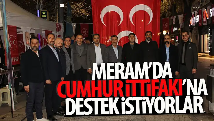 Meram'da gayret ve samimiyet yeniden kazanacak