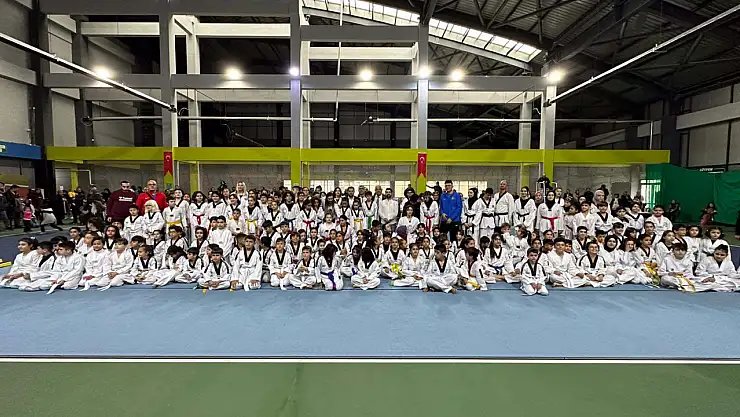 Meram'da geleceğin şampiyonları kuşak heyecanı yaşadı