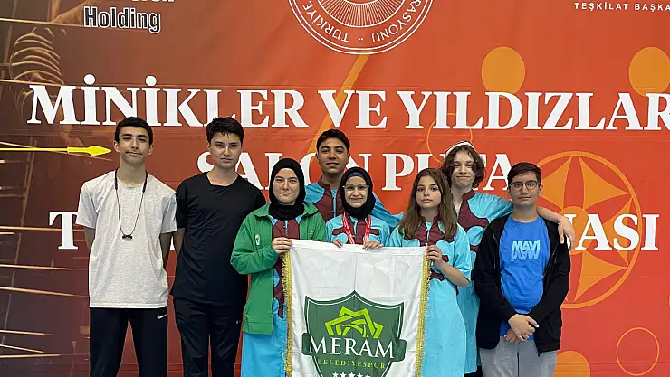 Meramlı sporcu Türkiye şampiyonası'nda dereceye girdi!