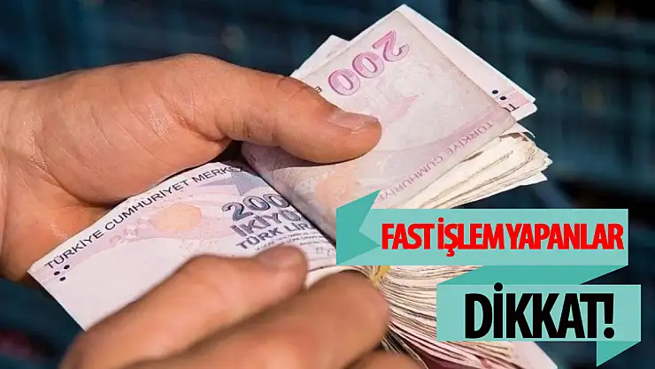 Merkez bankası, fast işlem tutar limitlerini arttırdı