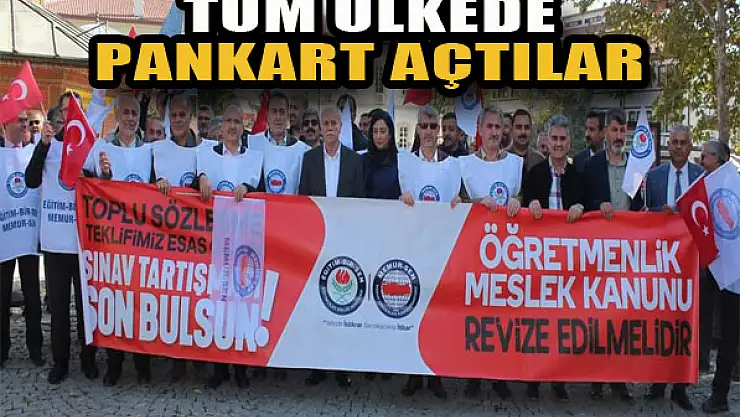 Meslek kanunu için 1 saat iş bıraktılar