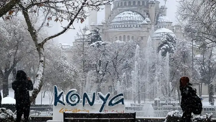 Meteoroloji Konya'yı soğuk hava dalgasına karşı uyardı!