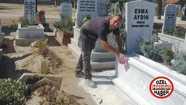 Mezar taşına hayat veren usta: Mehmet Emin Demirci