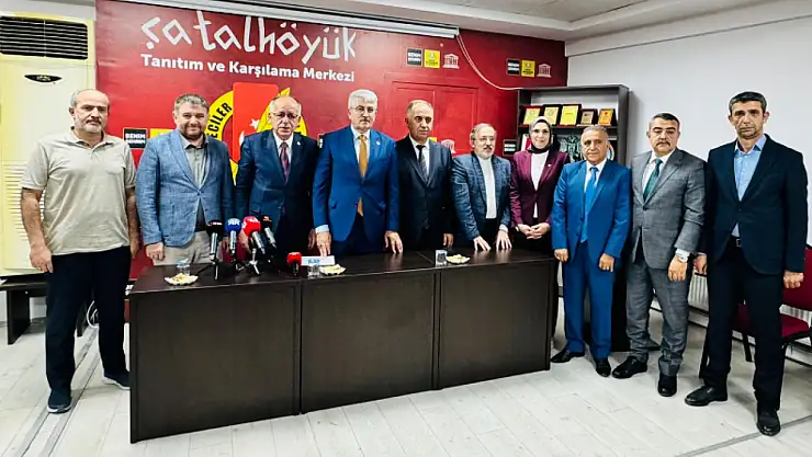 MHP'den Konya  Gazeteciler Cemiyeti'ne ziyaret: Kalaycı, Terörsüz Türkiye Süreci'ne değindi!