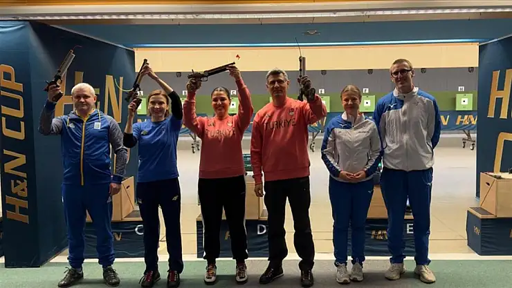 Milli Atıcılar Almanya'da altın madalya kazandı
