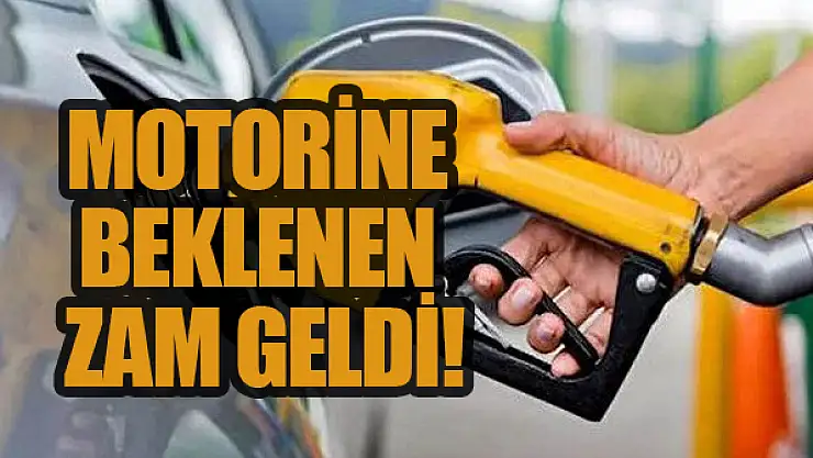 Motorine beklenen zam geldi!
