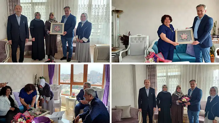 Müdür Yiğit, emekli öğretmenleri evinde ziyaret etti!