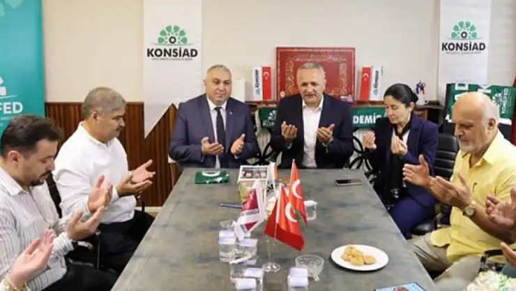 Müftü Kazancı'dan KONSİAD'a ziyaret!