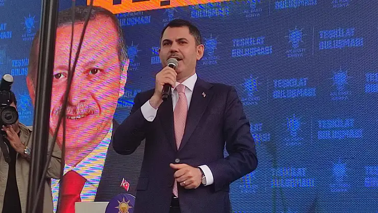 Murat Kurum'dan Konya'da güçlü mesaj: Filistin'de de o beklenen şafak sökecek, o güneş doğacaktır!