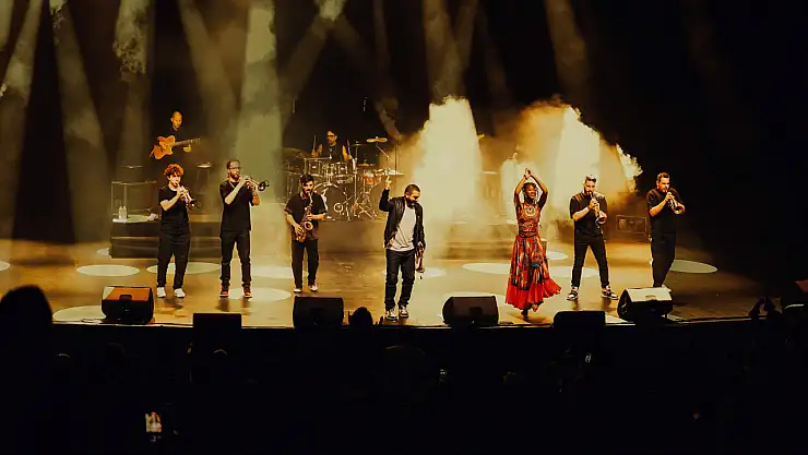 Müzisyen İbrahim Maalouf, Harbiye'de konser verdi