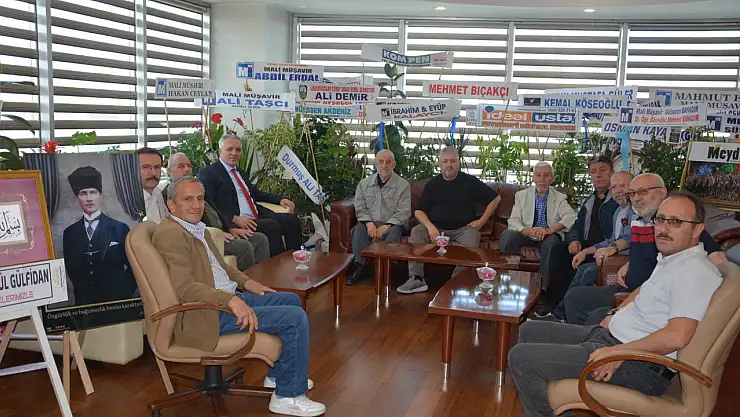 Oda Başkanlarından, SMMMO Başkanı Bıçakçı'ya hayırlı olsun ziyareti