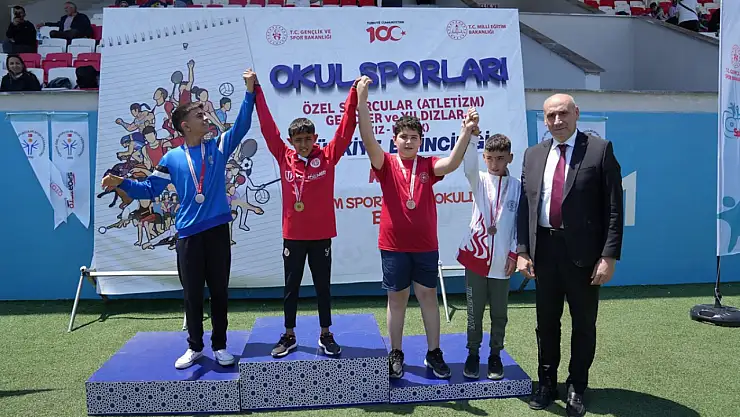 Okul Sporları Özel Sporcular Atletizm Türkiye Şampiyonası sona erdi!