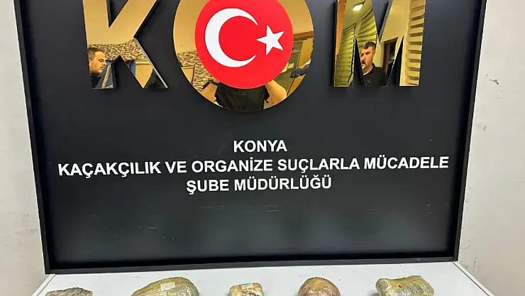 Olayın adresi Konya: Tarihi eserleri yurt dışına kaçıracaklardı…