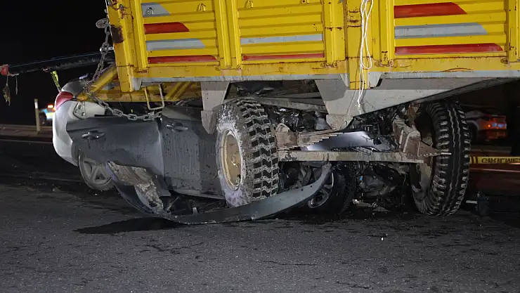 Ölümlü kazaya karşıt poşet savunması yaptı