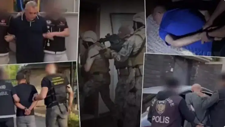 Operasyonun ismi  'KUYU- 5' gözaltı sayısı 57
