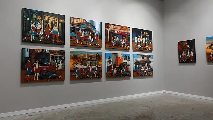 Orhan Umut'un 'Gece Görüşü' sergisi, DG Art Gallery & Projects'te açıldı