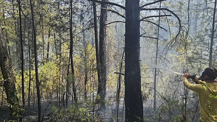 Örtü yangını faciaya yol açıyordu
