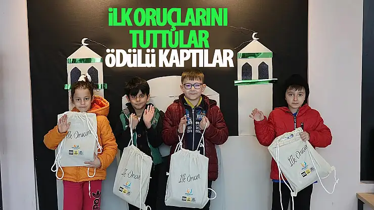 Oruçlarını tuttular hediyelerini aldılar