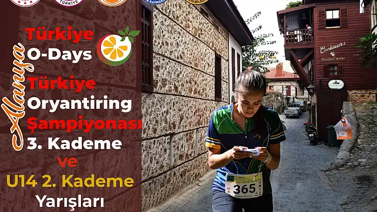 Oryantiring yarışmaları Alanya'da başlıyor!